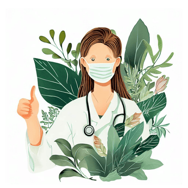 Médecin anesthésiste levant le pouce